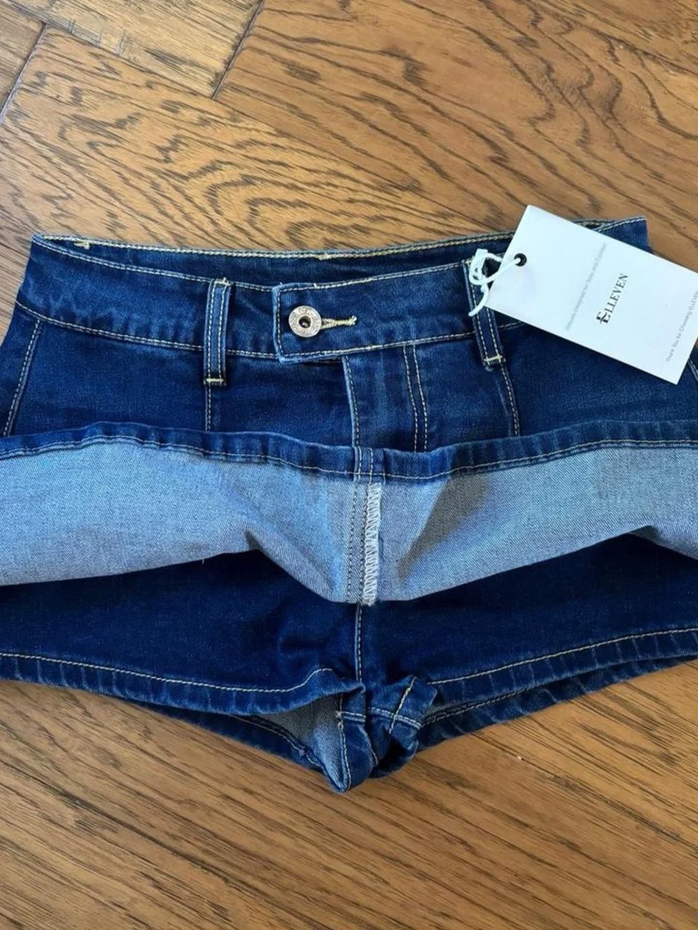 NWT Elleven Y2K inspired Denim Micro Skort.